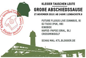 Future Fluxus Kleider Tauschen Leute